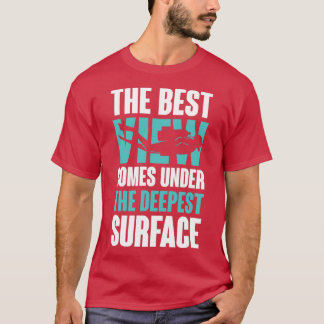scuba die duiken geeft schamele cadeaus voor scuba t-shirt