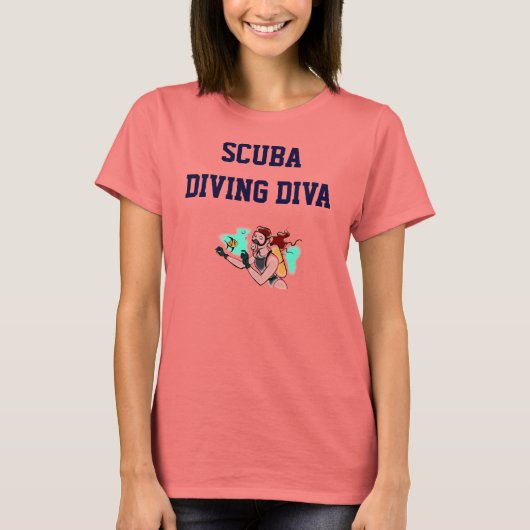SCUBA DIVA T-SHIRT (Voorkant)