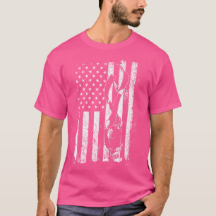 Scuba Dive Amerikaanse vlag duiker duiken T-shirt