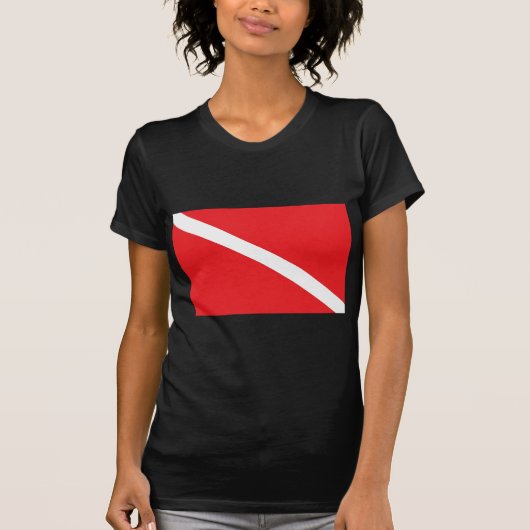 SCUBA Dive Flag T-shirt (Voorkant)
