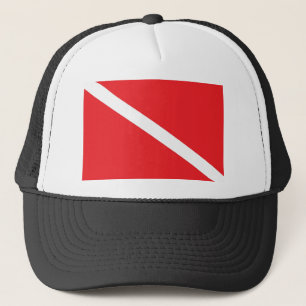 SCUBA Dive Flag Trucker Pet