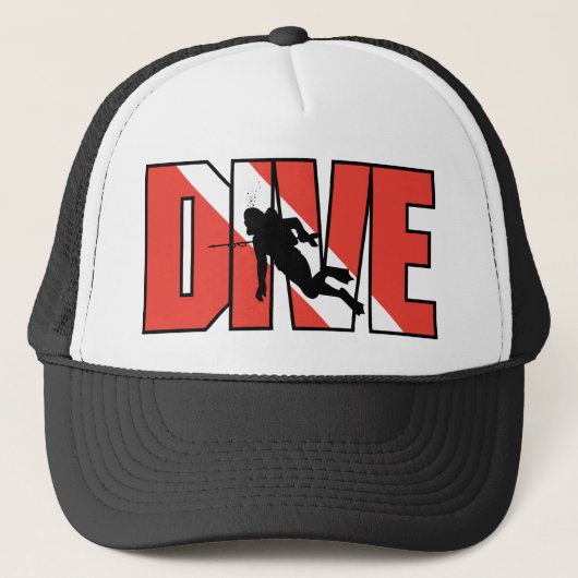 SCUBA Dive Trucker Pet (Voorkant)