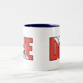 SCUBA Dive Tweekleurige Koffiemok (Center)