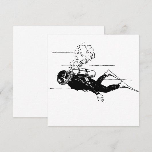 Scuba Diver (Voorkant / Achterkant)
