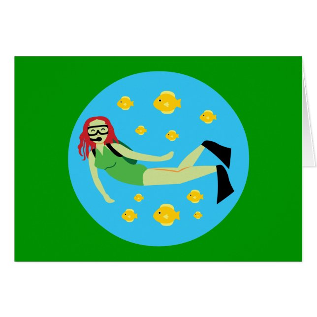 Scuba Diver (Voorkant Horizontaal)