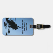 Scuba Diver Bagagelabel (Voorkant horizontaal)