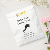 Scuba Diver Dank u Bedankzakje (Gezegeld)