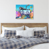 Scuba Diver empreintes de toile (Insitu(Chambre))