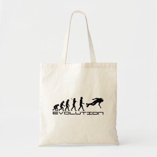 Scuba Diver Evolution Deep Zee Sports Tote Bag (Voorkant)