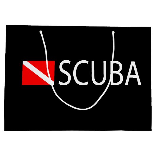 Scuba Diver Groot Cadeauzakje (Achterkant)