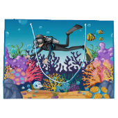 Scuba Diver grote cadeautas (Achterkant)