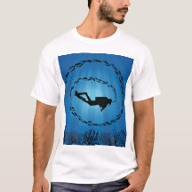 Scuba Diver in een visschok