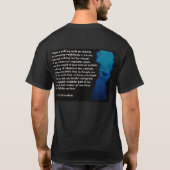 Scuba Diver, Jacques Cousteau T-shirt (Achterkant)
