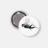 Scuba Diver Magneet (Voorkant / Achterkant)