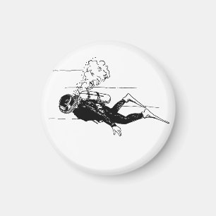 Scuba Diver Magneet