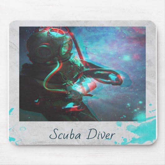 Scuba Diver Muismat (Voorkant)