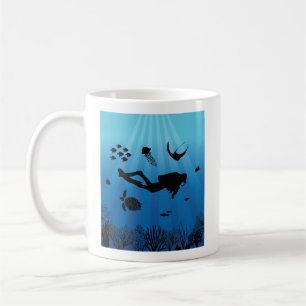 Scuba Diver Onderwater Sealife Koffiemok