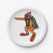 Scuba Diver Papieren Bordje (Voorkant)