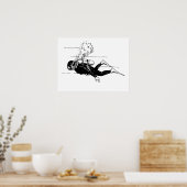 Scuba Diver Poster (Keuken)