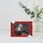 Scuba Diver Rockfish - Carte de visite (Debout devant)