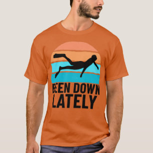 SCUBA DIVER SCUBA DIVING is de laatste tijd gedaal T-shirt