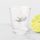 Scuba Diver Shot Glas (Achterkant)