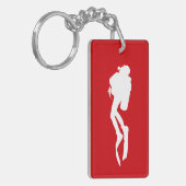 Scuba Diver Sleutelhanger (Voorkant Links)
