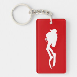 Scuba Diver Sleutelhanger