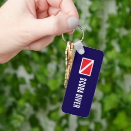 Scuba Diver Sleutelhanger