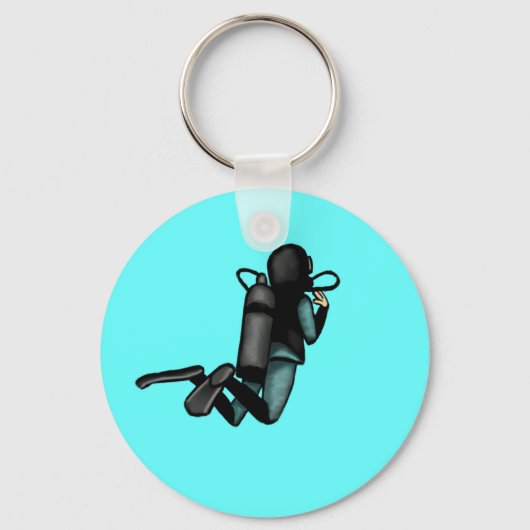 Scuba Diver Sleutelhanger (Voorkant)