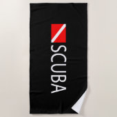 Scuba Diver Strandlaken (Voorkant)