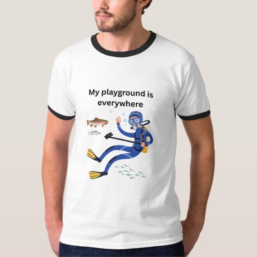 Scuba Diver T-shirt (Voorkant)