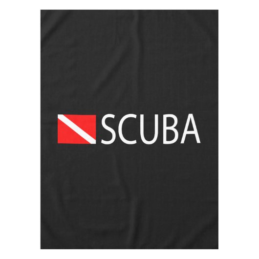 Scuba Diver Tafelkleed (Voorkant)