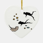 Scuba Divers Keramisch Ornament (Voorkant)