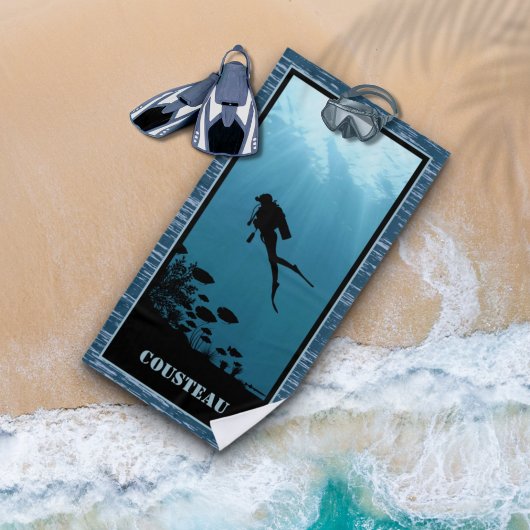 Scuba Diving Blue Zee Strandlaken