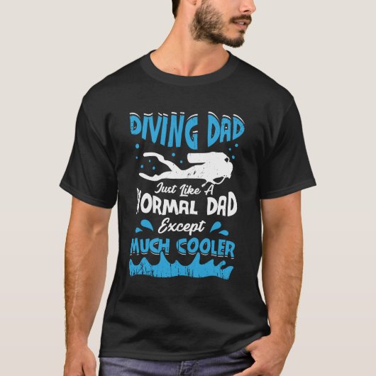 Scuba Diving Dad Diver Father Instructor Gift T-shirt (Voorkant)