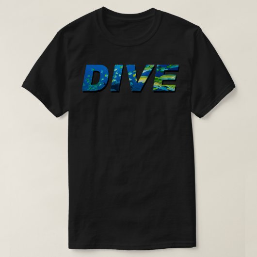 SCUBA DIVING DESIGN T-SHIRT (Design voorkant)