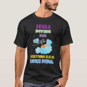 Scuba Diving Diver Down Vlag Awesome Marine Diver T-shirt