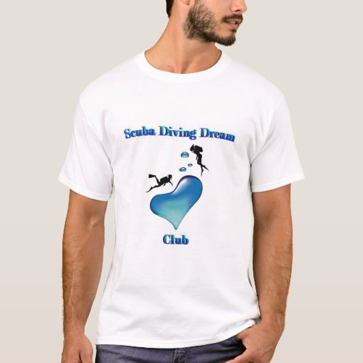 Scuba Diving Dream Club T-shirt (Voorkant)