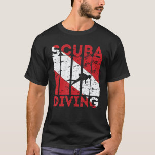 Scuba Diving Duikvlag Duik Scuba Duiker T-shirt