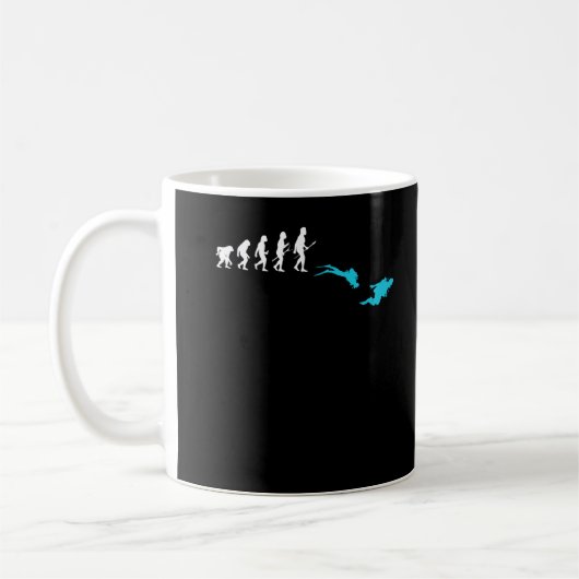 Scuba Diving Evolution Diver Koffiemok (Links)