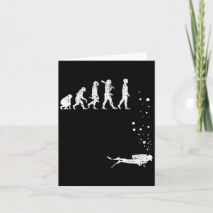  Scuba Diving Evolution Funny Diver Gift Di Kaart