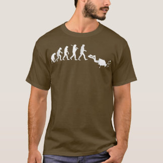Scuba Diving Evoluve Freedive Funny Dive Ocean T-shirt