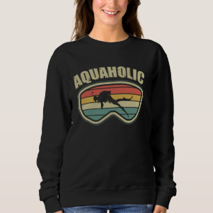 Scuba Diving Funny Aquaholic Scuba Diver Vintage Trui