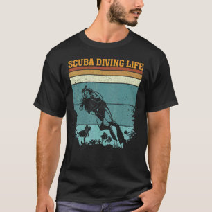 Scuba Diving Leven Duiken Duiker T-shirt