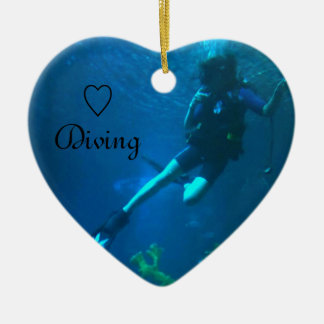 Scuba Diving - Leven om te duiken Keramisch Ornament
