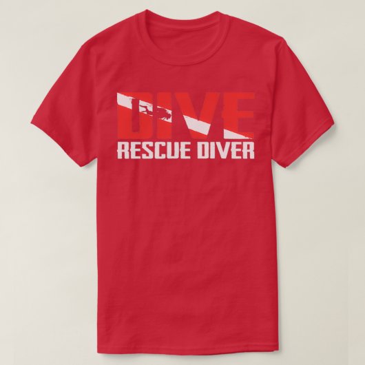 Scuba Diving Ocean Diver Rescue Diver 1 T-shirt (Design voorkant)