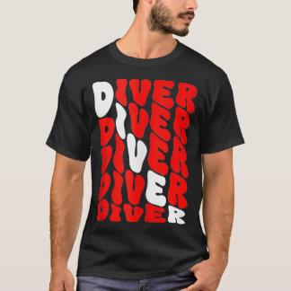 Scuba Diving Scuba Diver Stijlvolle Grappige Ocean T-shirt