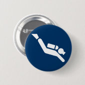 Scuba Diving Symbol Button (Voorkant /achterkant)