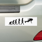 Scuba Diving Water Sport Bumpersticker (Op auto)